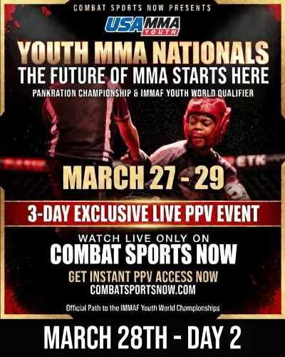 Watch 2026 Youth MMA Nationals Day 2 on Combat Sports Now