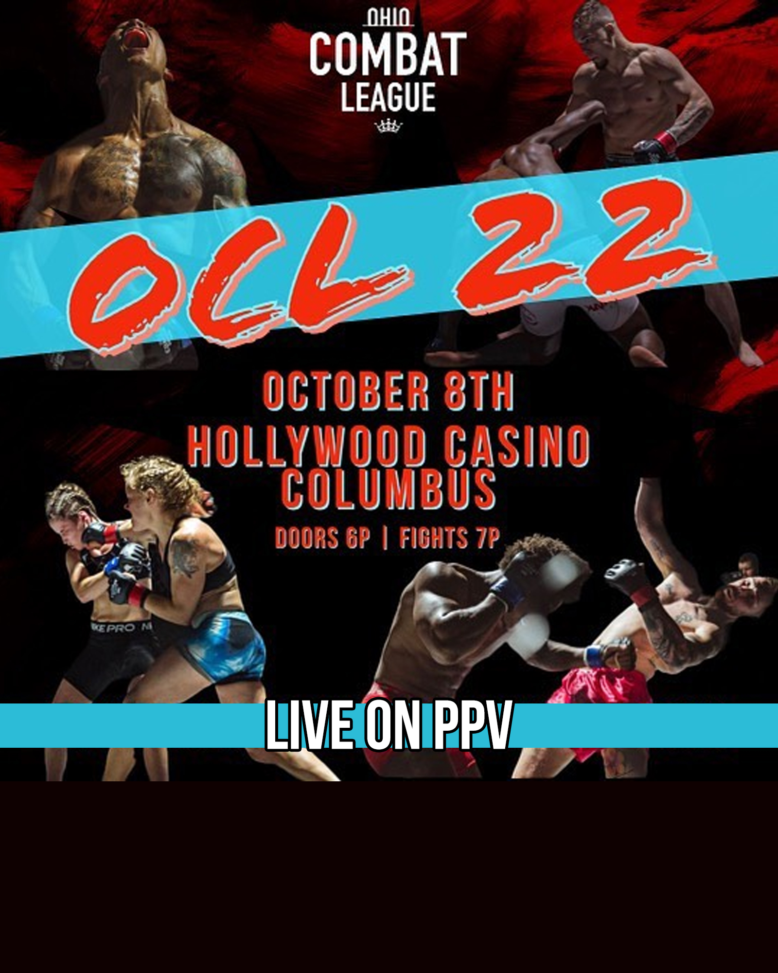 Watch Ohio Combat League 22: Spohn vs Townsend on Combat Sports Now