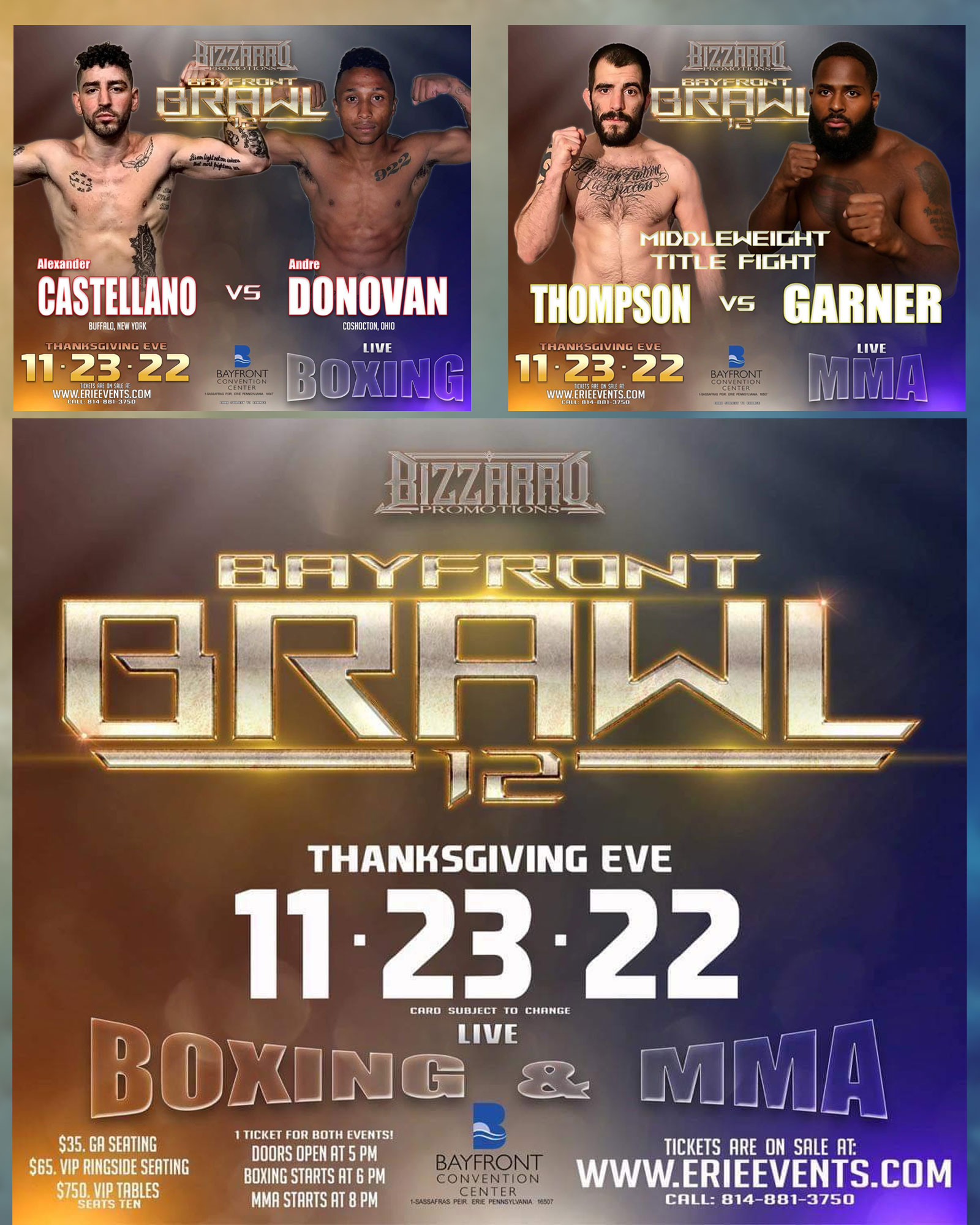 Watch Bayfront Brawl 12 on Combat Sports Now