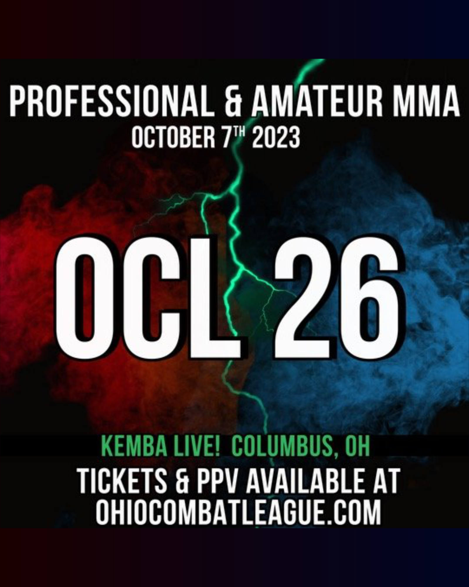 Watch Ohio Combat League 26 on Combat Sports Now