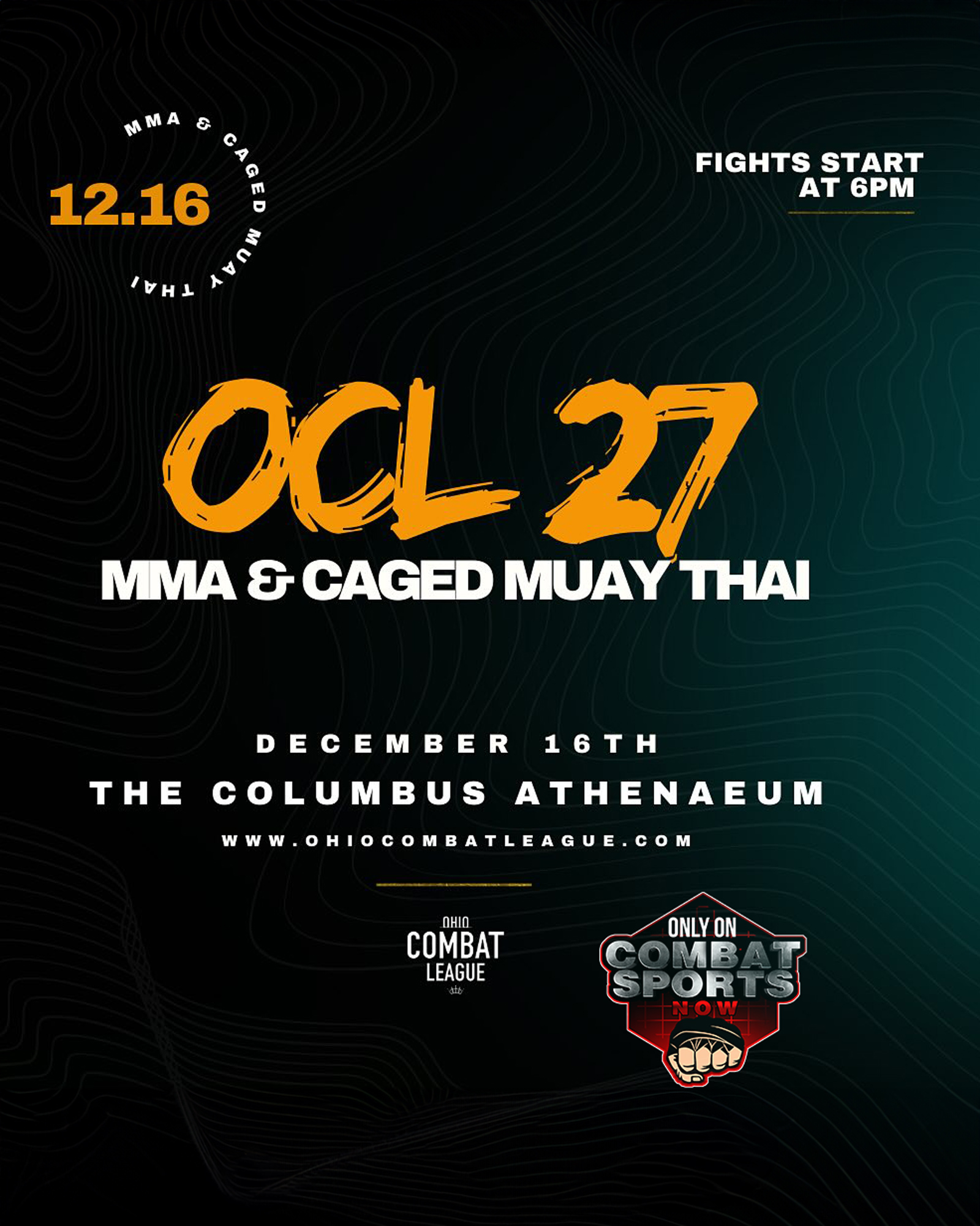 Watch Ohio Combat League 27 on Combat Sports Now