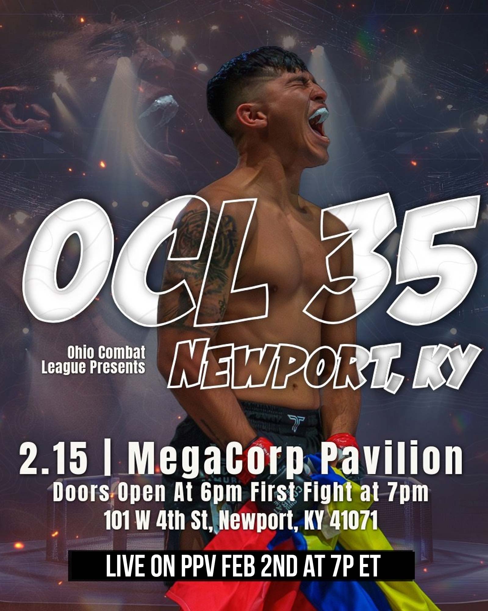 Watch Ohio Combat League 35 on Combat Sports Now