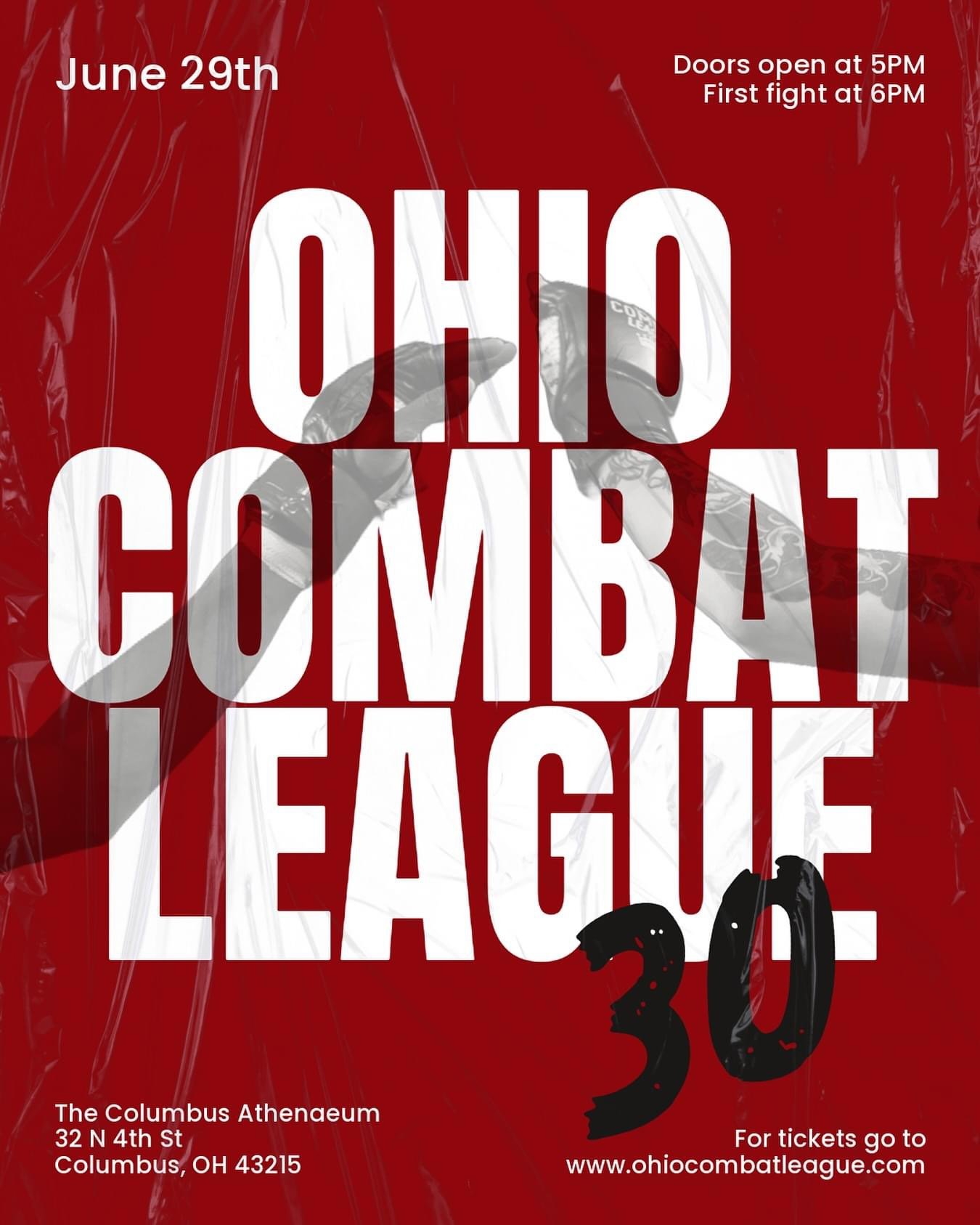 Watch Ohio Combat League 30 on Combat Sports Now