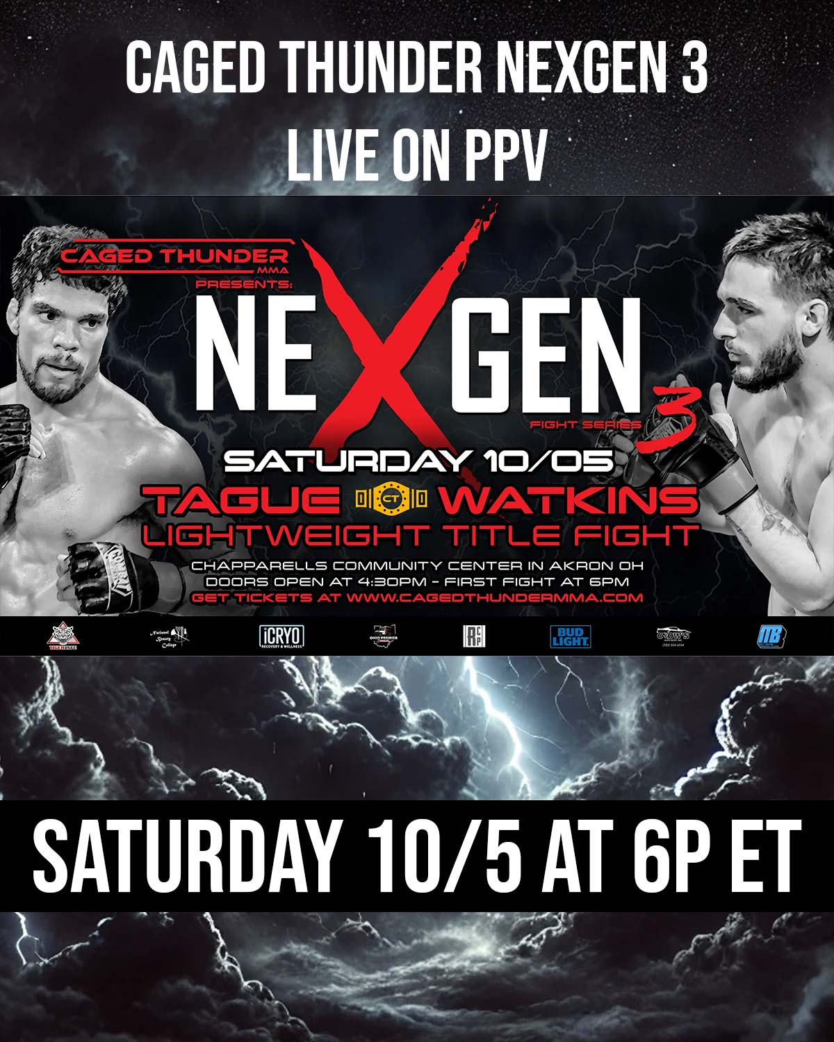 Watch Nexgen Fight Series 3 on Combat Sports Now