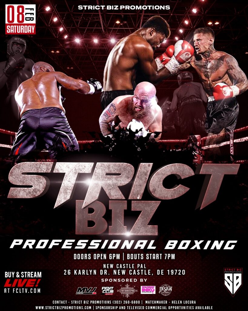 Watch Strict Biz Promotions Professional Boxing 3 on Combat Sports Now