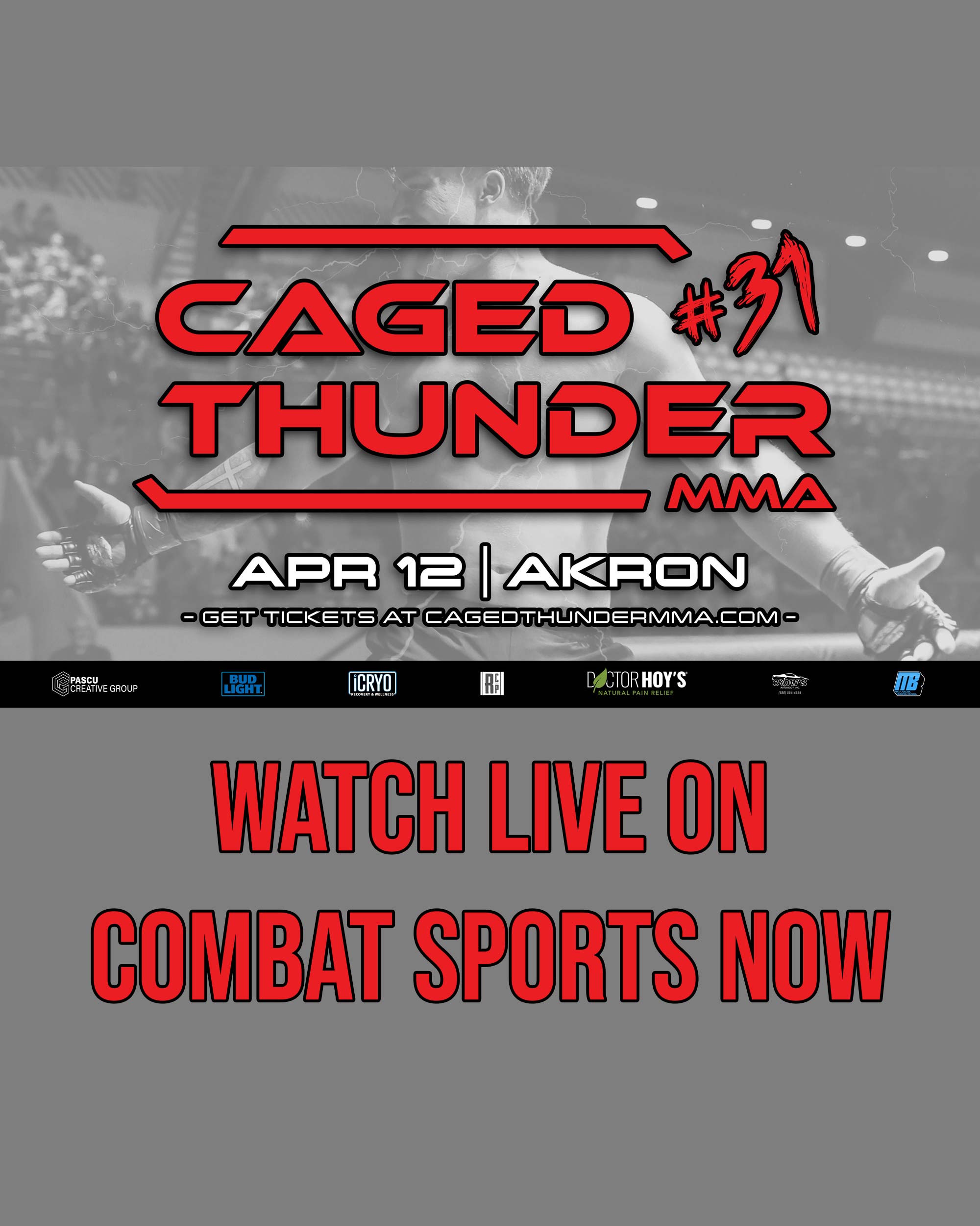 Watch Caged Thunder 31 on Combat Sports Now