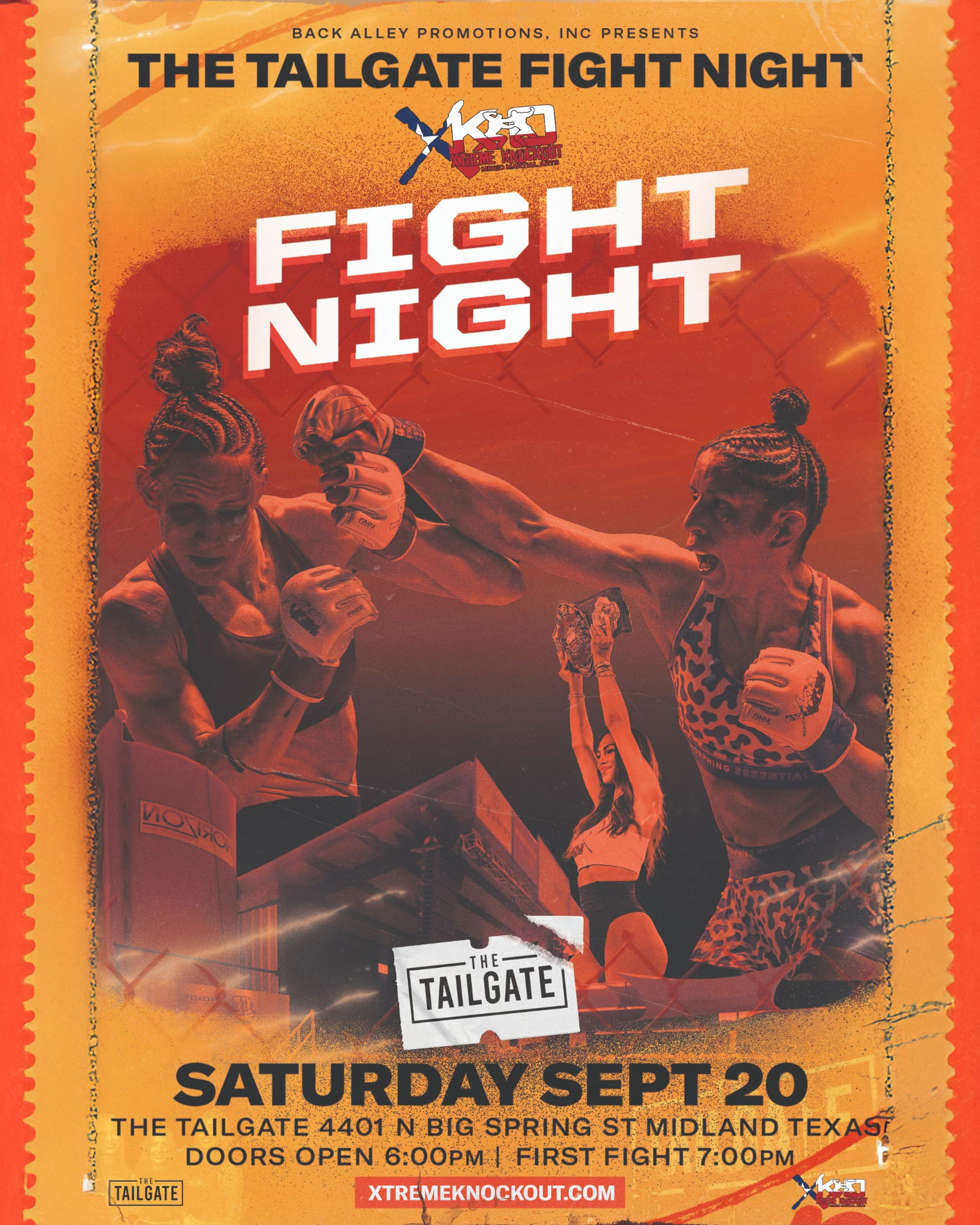 Watch THE TAILGATE FIGHT NIGHT on Combat Sports Now