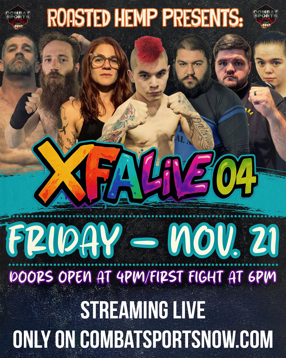 Watch XFA Live 4 on Combat Sports Now