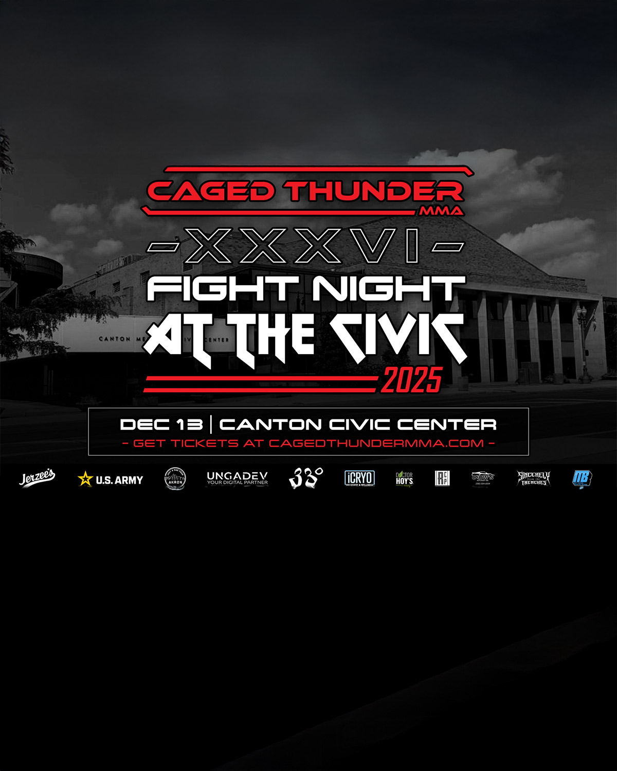 Caged Thunder 36 Live on Combat Sports Now