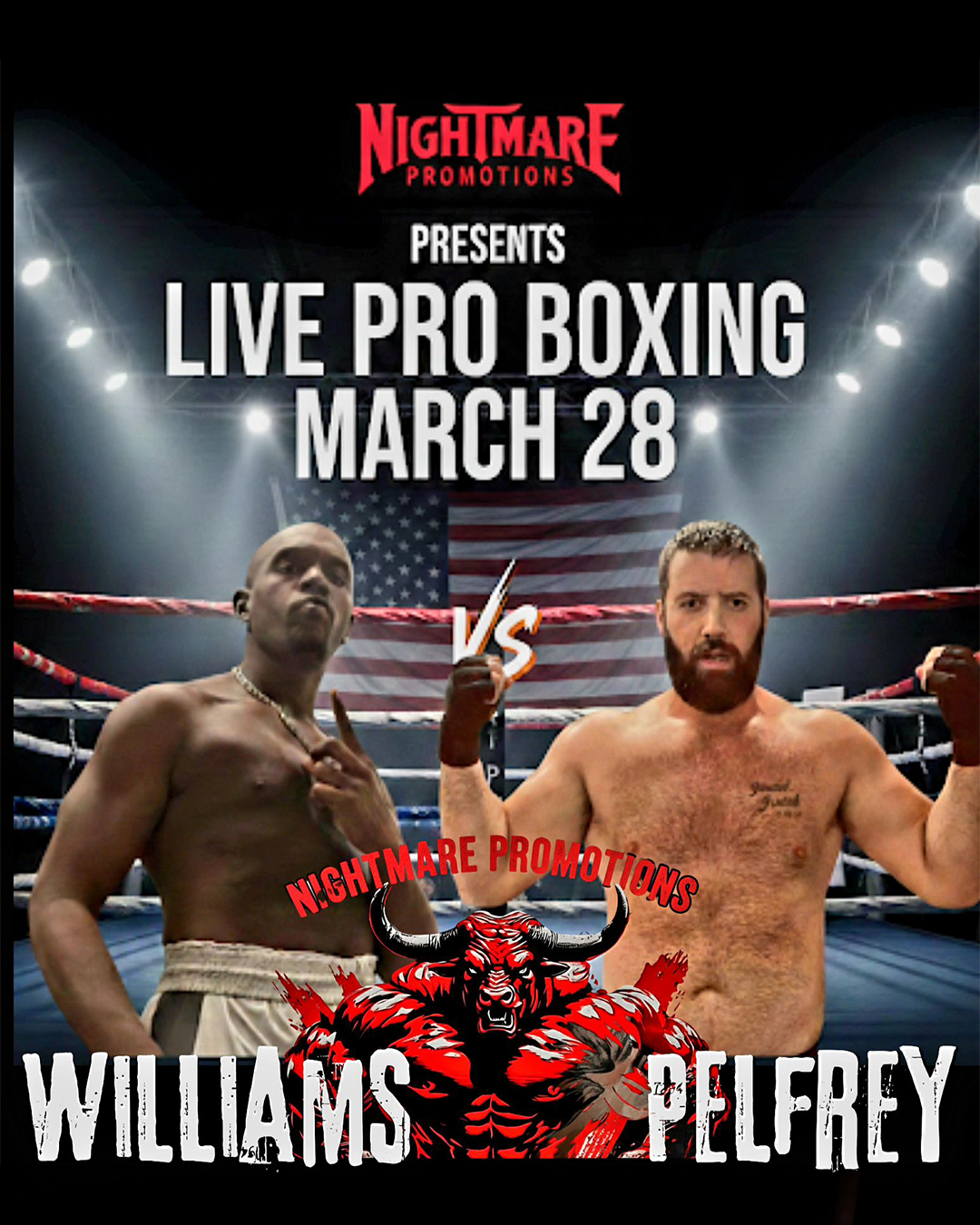 Watch Nightmare Promotions Live Pro Boxing 3 on Combat Sports Now
