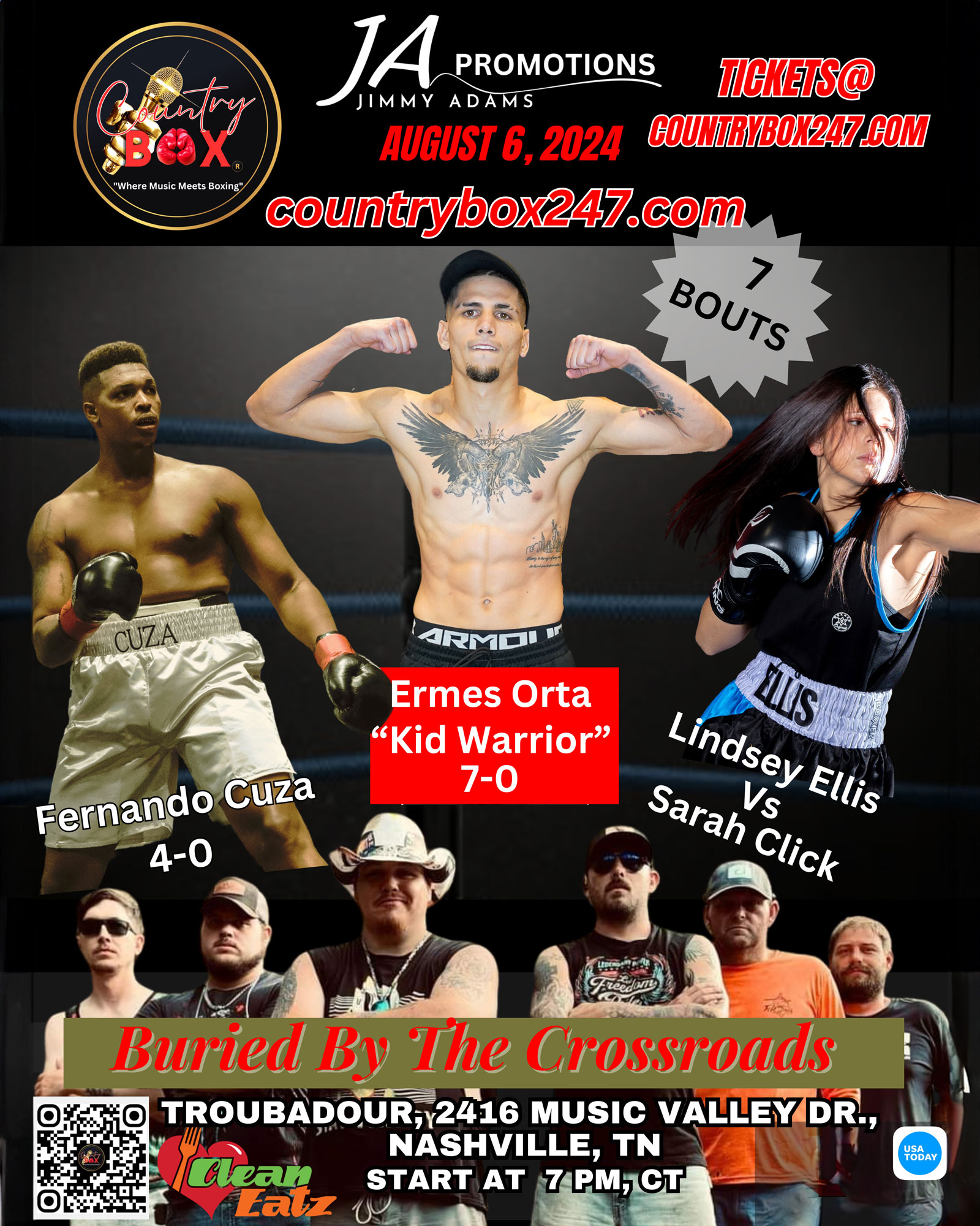 Watch Country Box Aug 6 2024 on Combat Sports Now