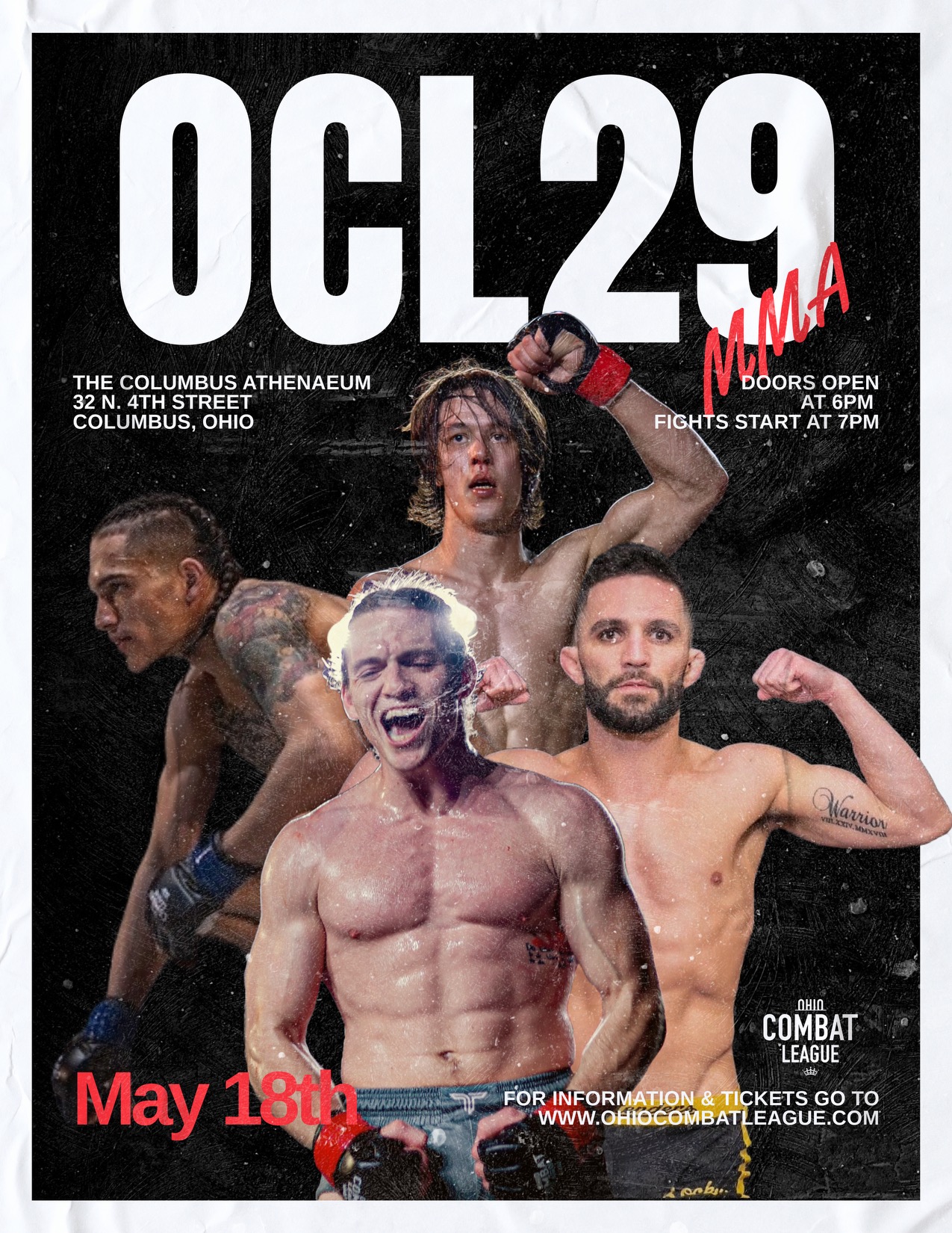 Watch Ohio Combat League 29 on Combat Sports Now