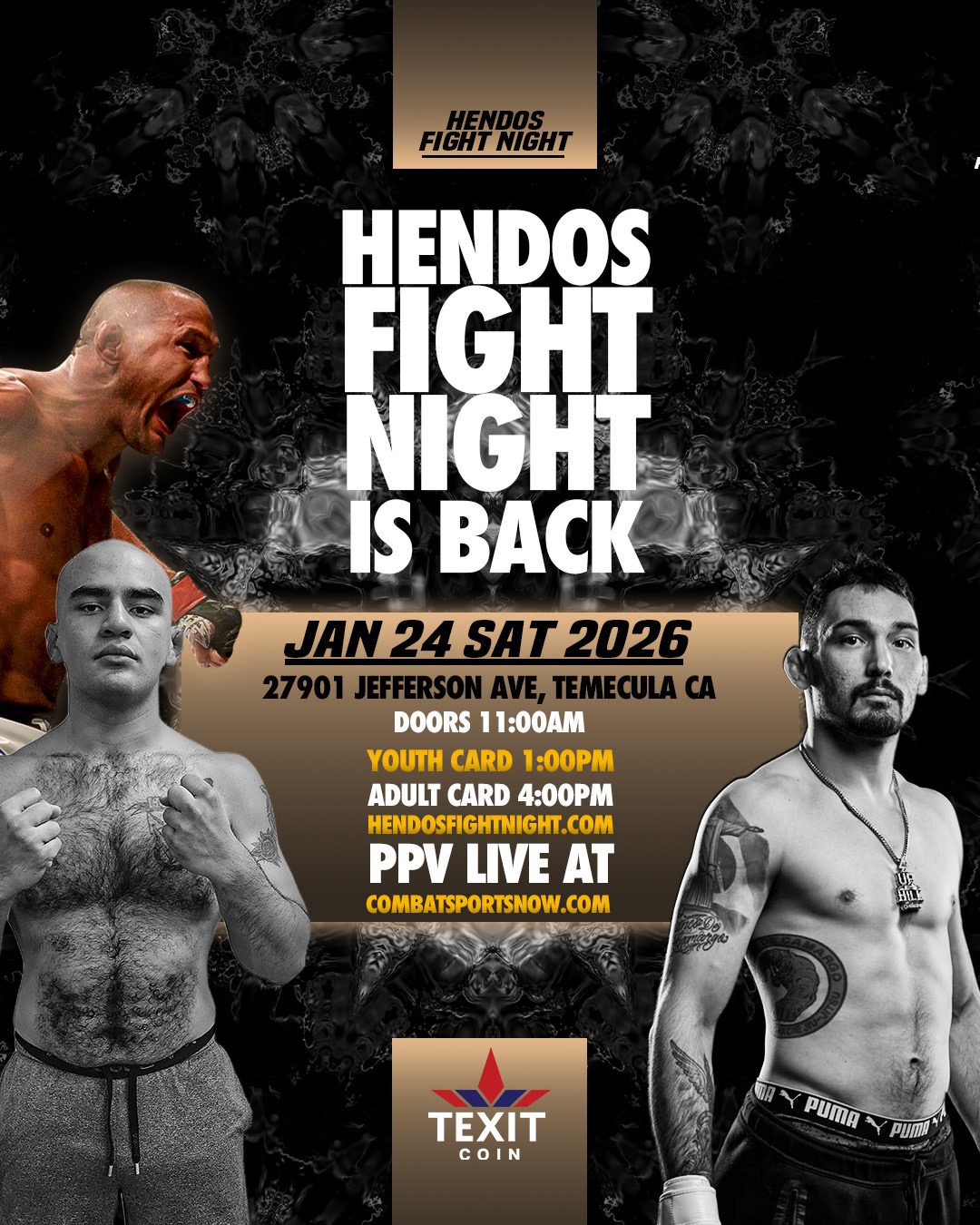 Watch Hendos Fight Night 22 on Combat Sports Now
