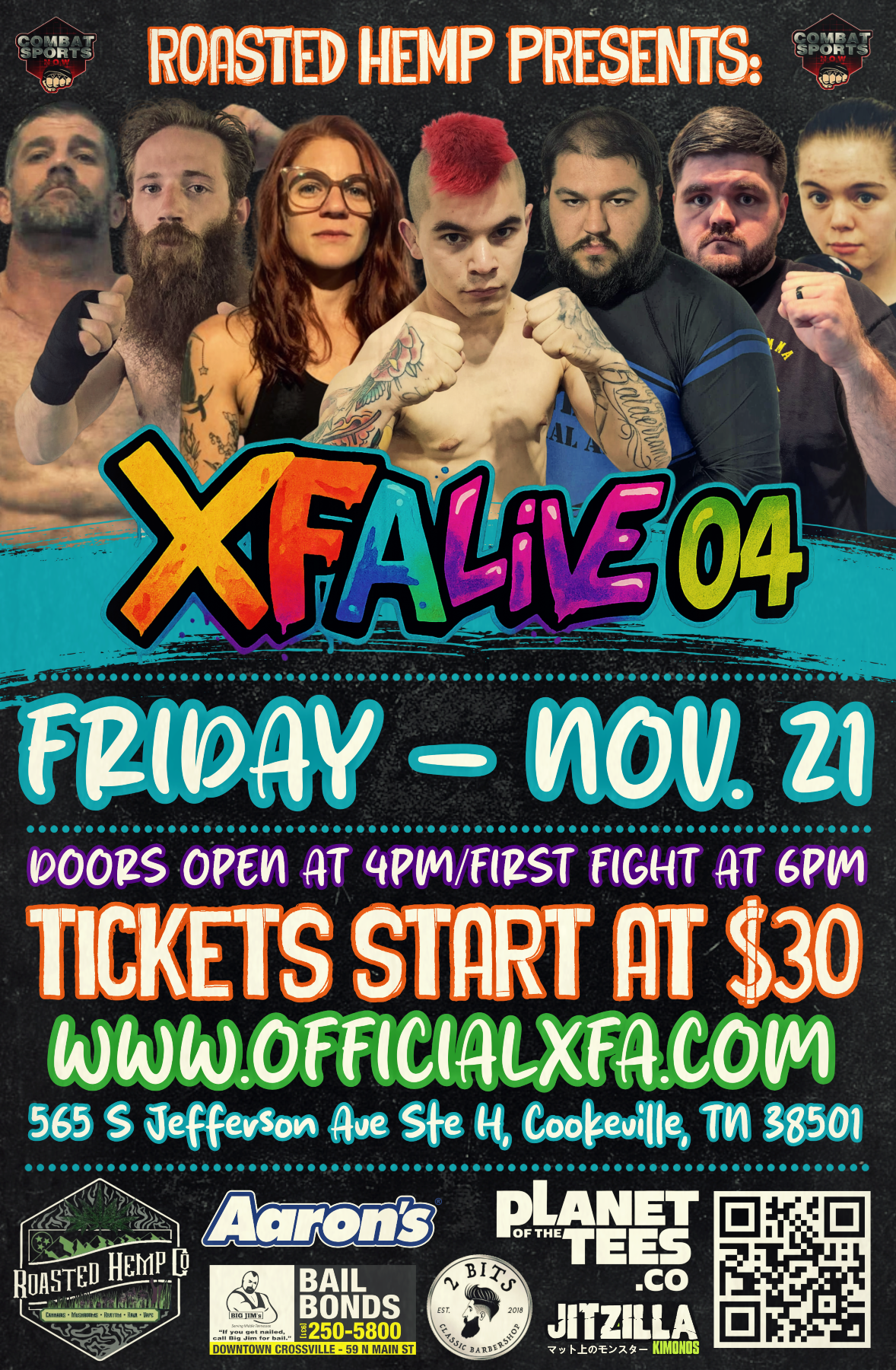 Watch XFA LIVE 04 on Combat Sports Now