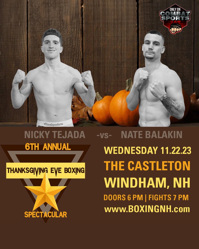 Watch 2023 Thanksgiving Eve Boxing Spectacular on Combat Sports Now