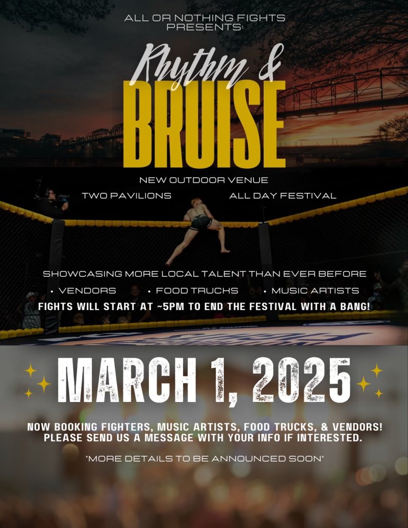 Watch All or Nothing Fights Rhythm and Bruise on Combat Sports Now