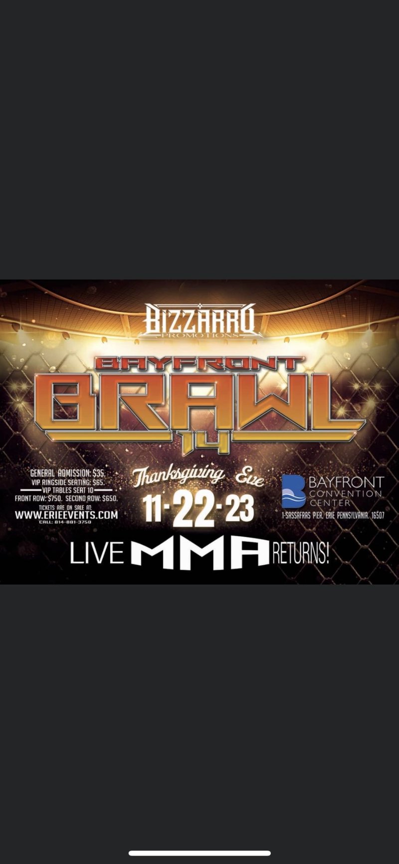 Watch Bayfront Brawl 14 on Combat Sports Now