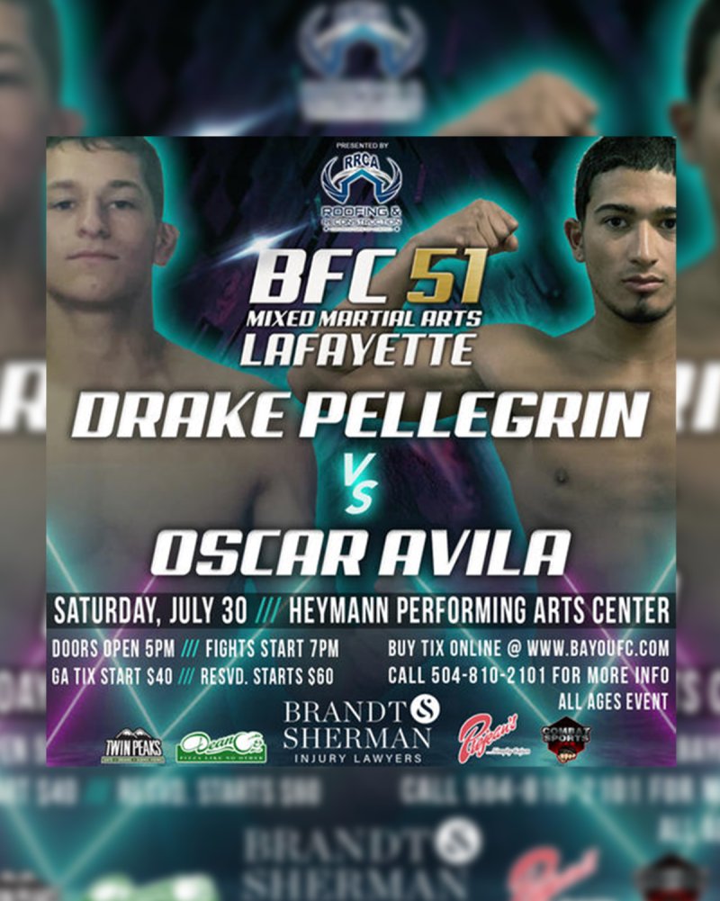 Watch Bayou Fighting Championship 51 on Combat Sports Now