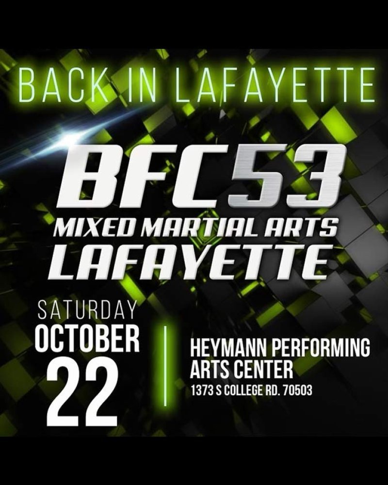 Watch Bayou Fighting Championship 53 on Combat Sports Now