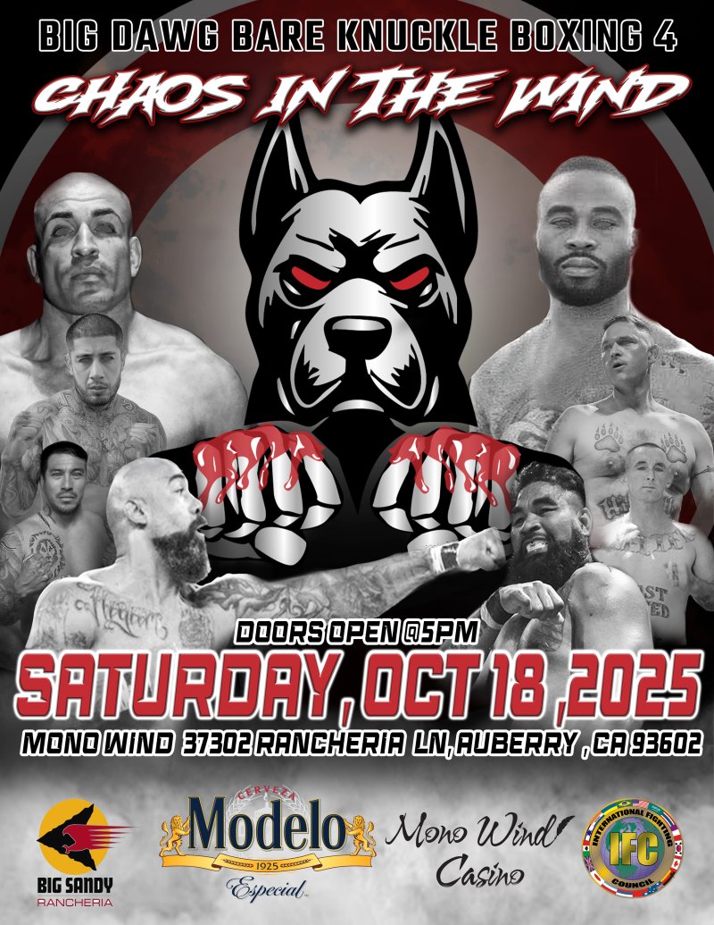Watch Big Dawg Bare Knuckle Boxing 4 on Combat Sports Now