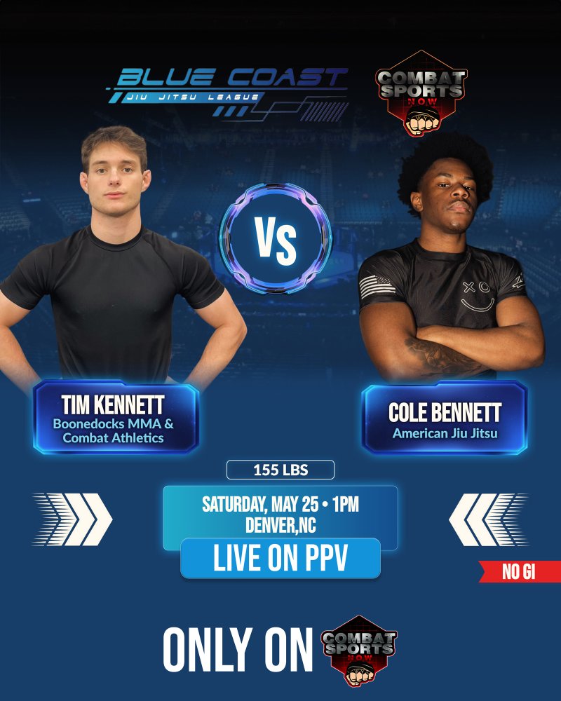 Watch Blue Coast BJJ League Round 2 on Combat Sports Now