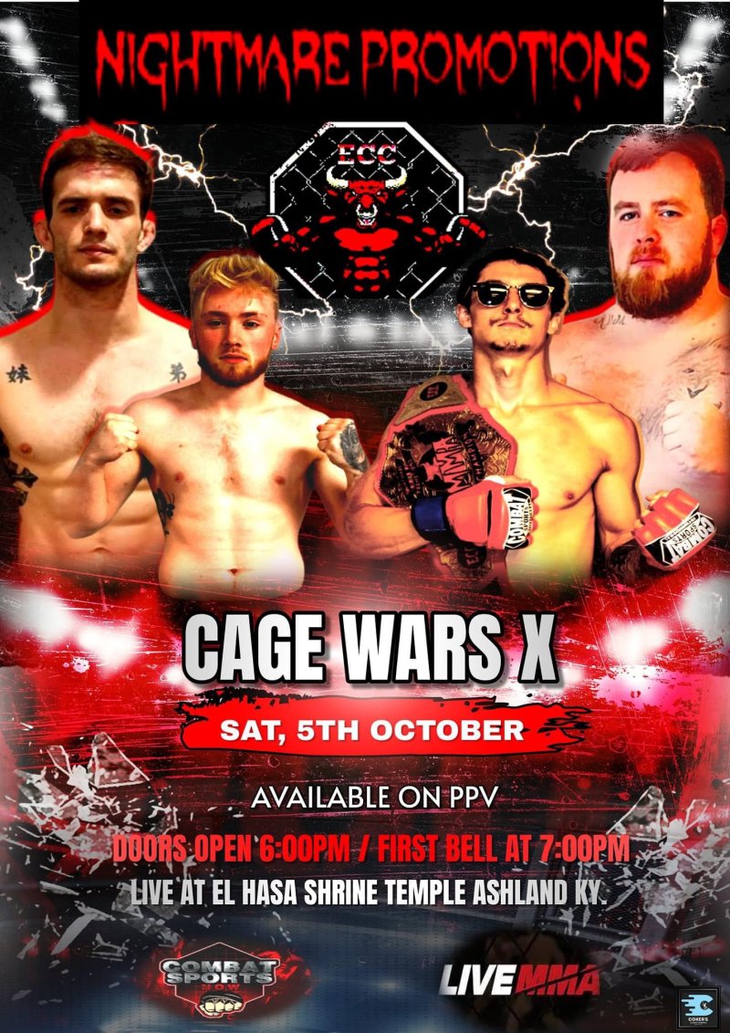Watch ECC Cage Wars 10 on Combat Sports Now