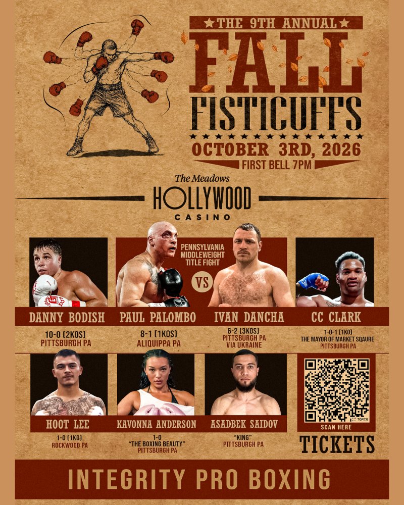 Watch Fall Fisticuffs 9 on Combat Sports Now