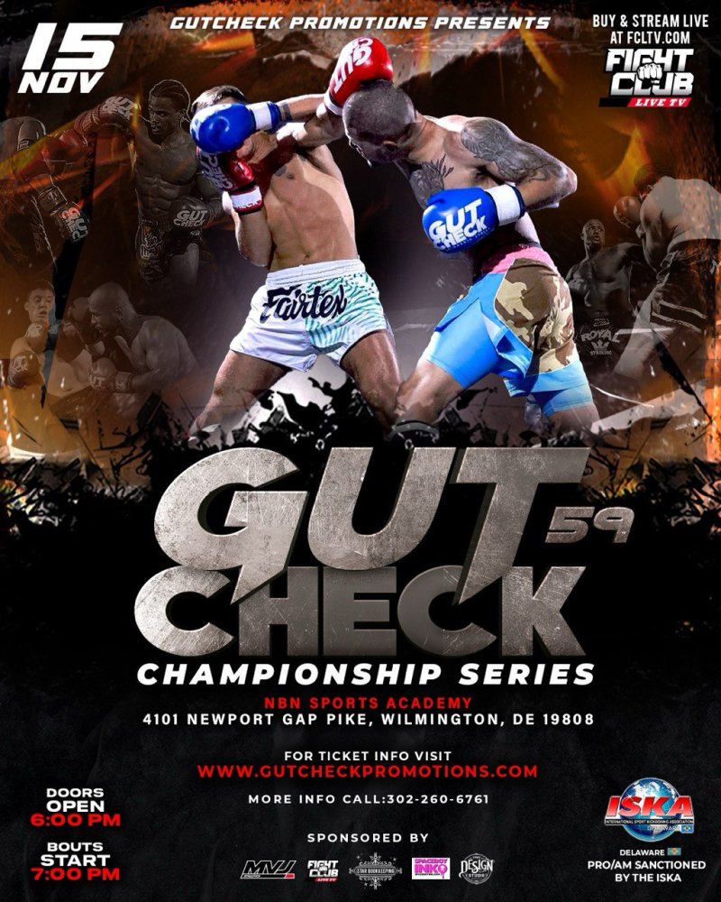 Watch Gut Check Promotions Championship Series 59 on Combat Sports Now