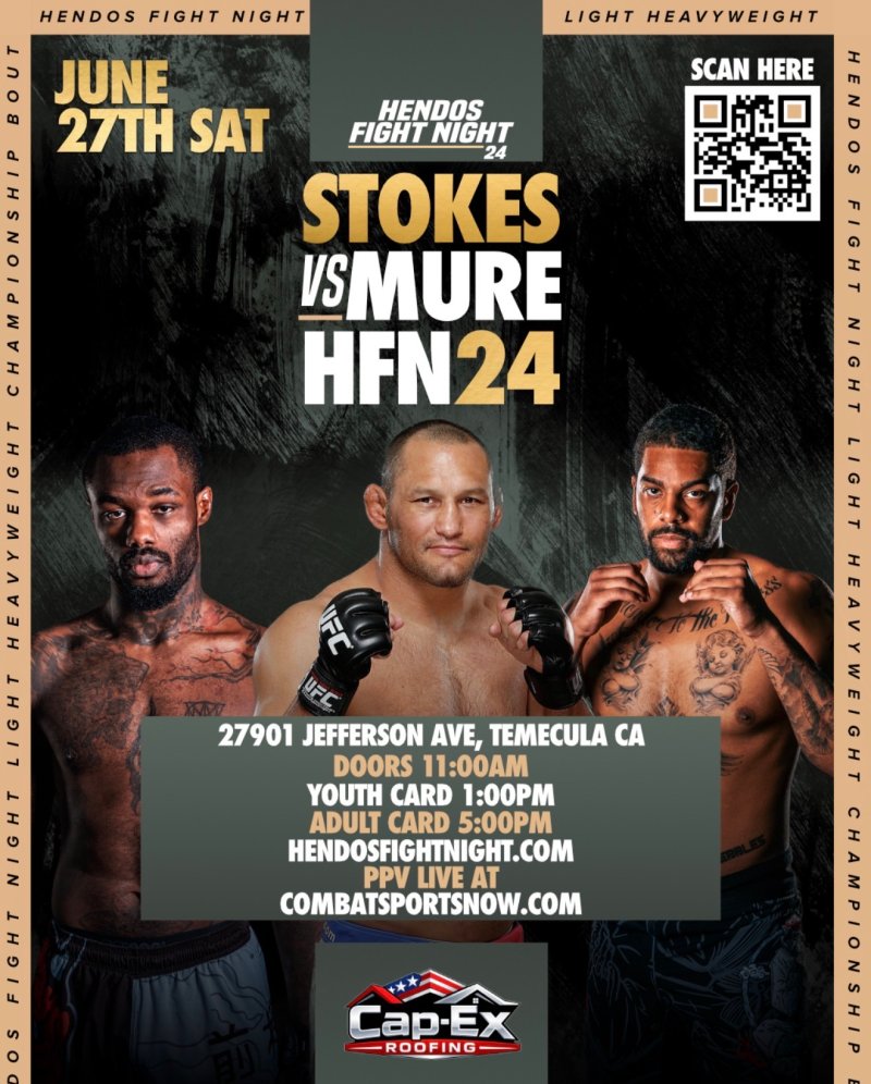 Watch Hendos Fight Night 24 on Combat Sports Now