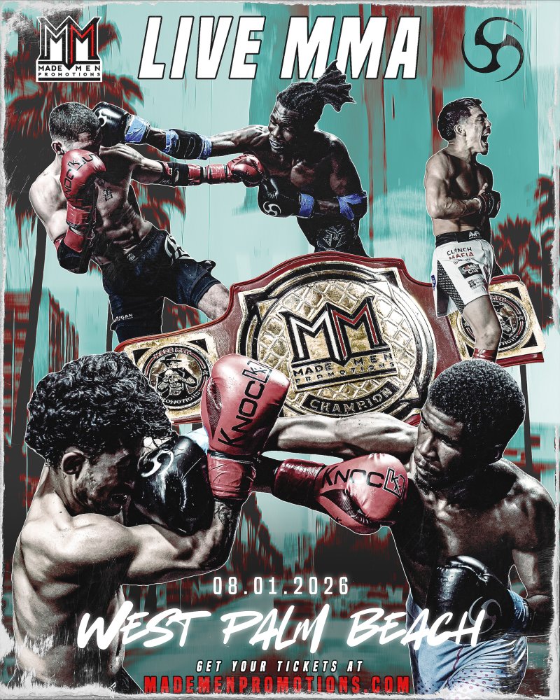 Watch Live MMA at Hilton Palm Beach PBI 3 on Combat Sports Now