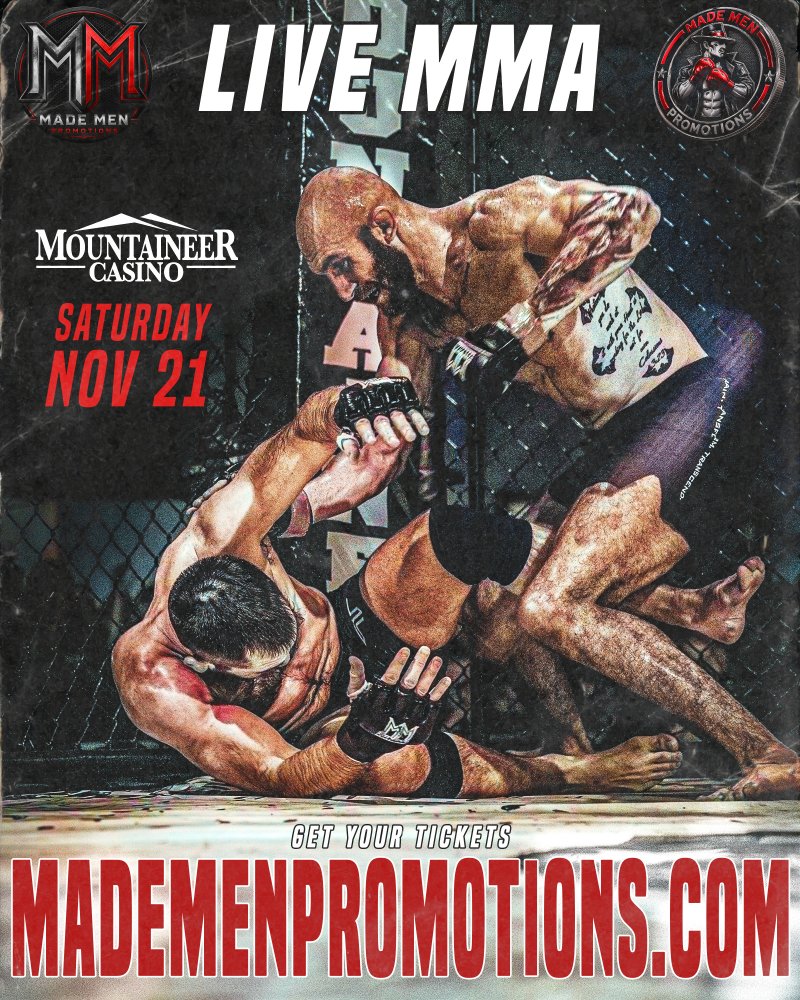 Watch Live MMA at Mountaineer Casino 12 on Combat Sports Now