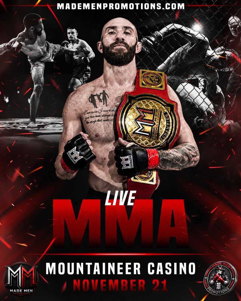 Watch Live MMA at Mountaineer Casino 12 on Combat Sports Now