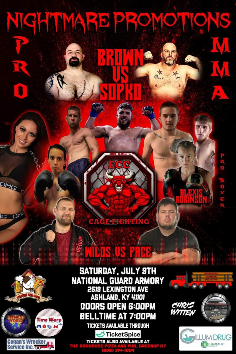 Watch Nightmare Promotions ECC Cage Wars on Combat Sports Now