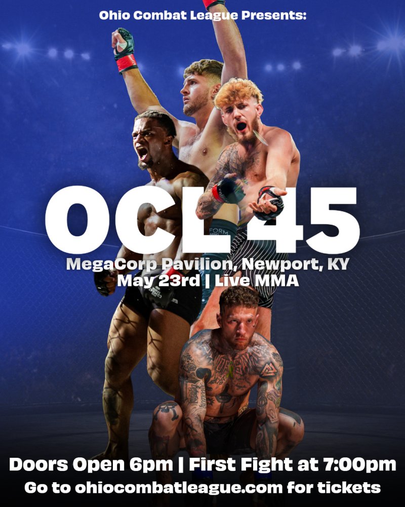 Watch Ohio Combat League 45 on Combat Sports Now