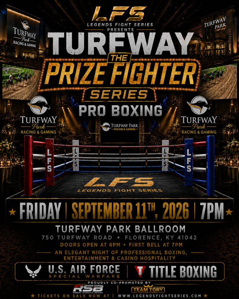 Watch Prize Fighter Series - Turfway Park Casino on Combat Sports Now