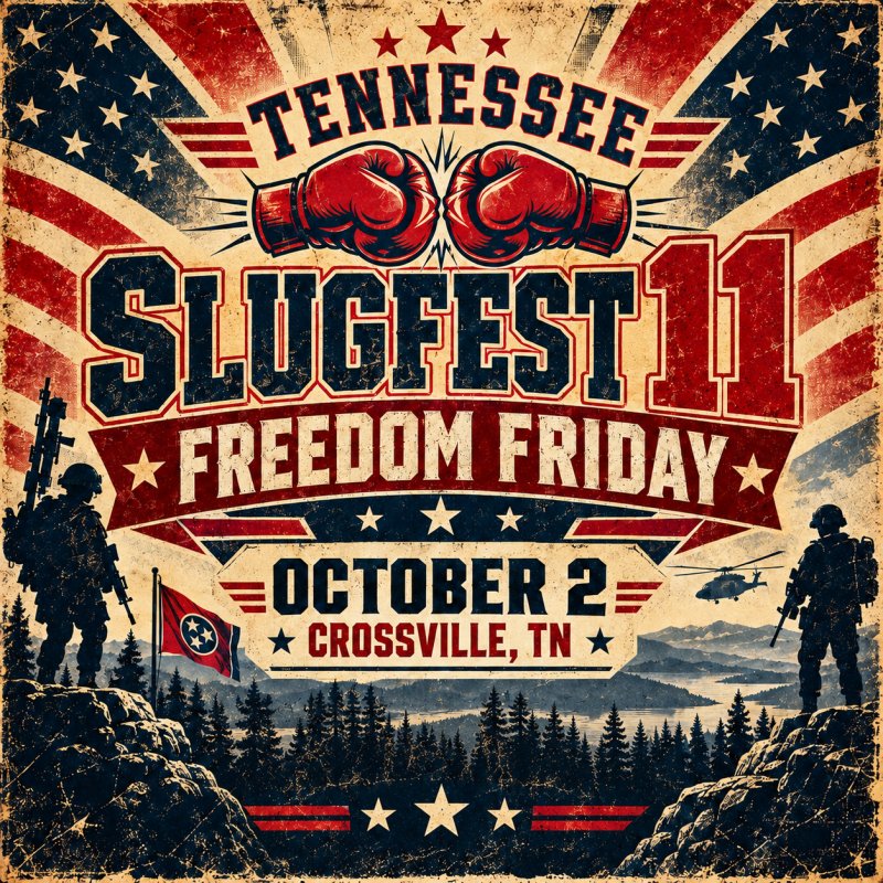 Watch Tennessee SLUGFEST 11: Freedom Friday on Combat Sports Now