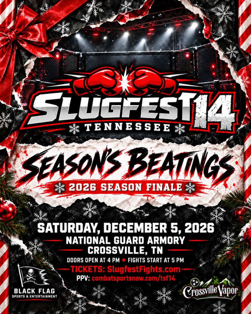 Watch Tennessee SLUGFEST 14: Season's Beatings on Combat Sports Now