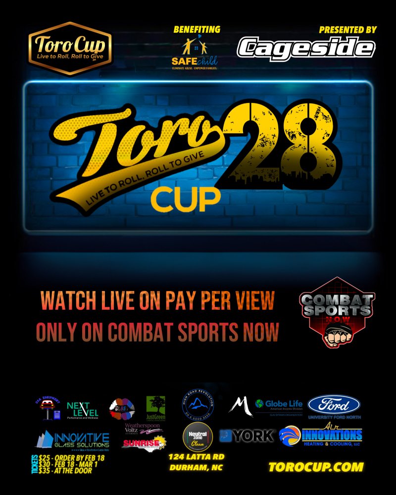 Watch Toro Cup 28 on Combat Sports Now