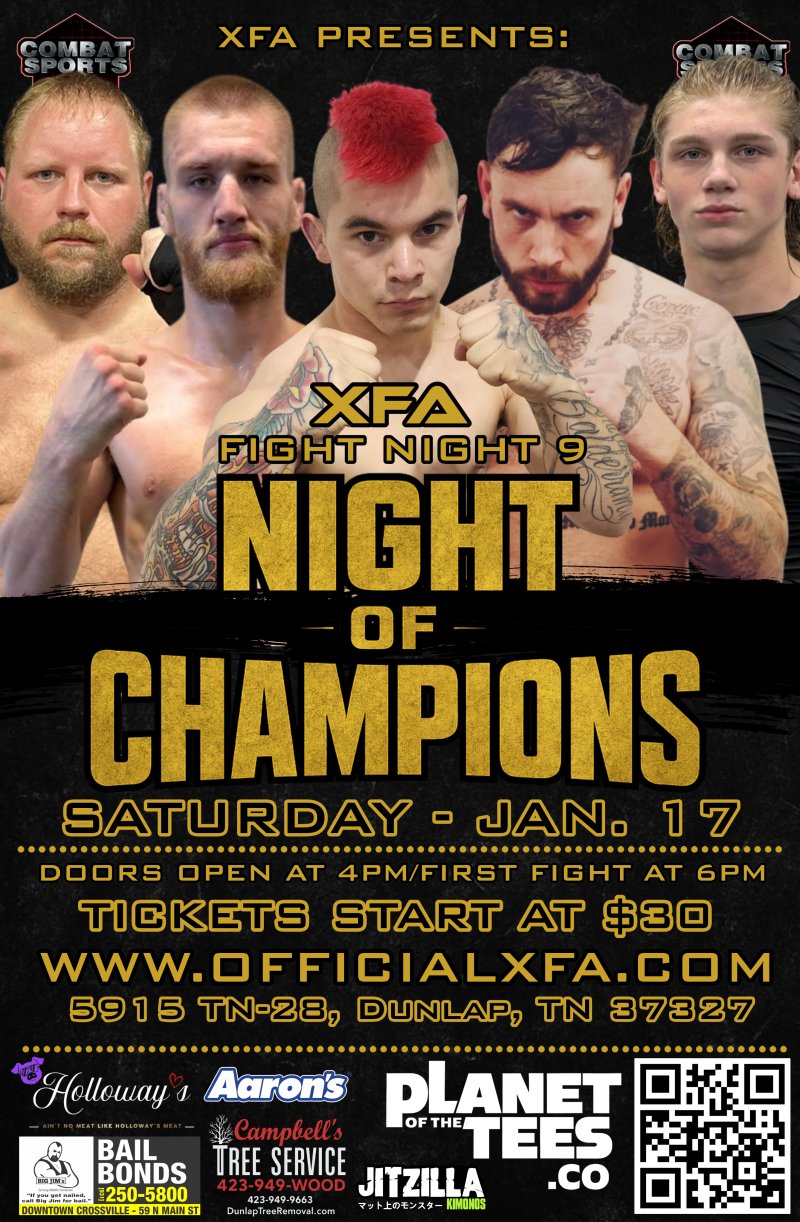 Watch XFA Fight Night 8 on Combat Sports Now