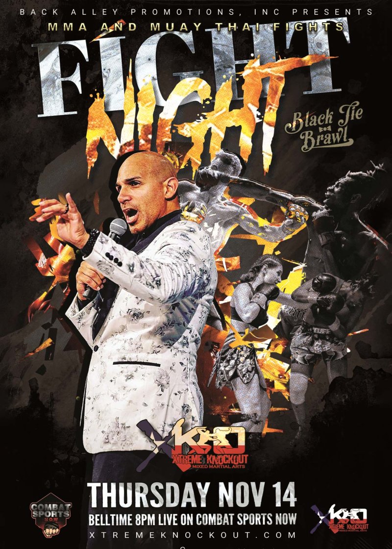 Watch XKO Fight Night Black Tie Brawl on Combat Sports Now