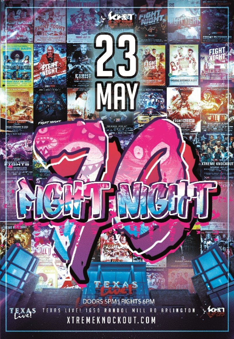 Watch Xtreme Knockout Fight Night 70 on Combat Sports Now